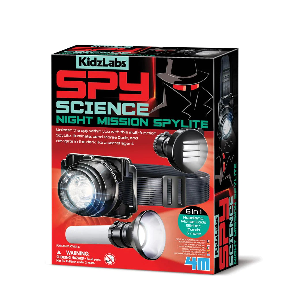 4M - KidzLabs - Spy Science Night Mission Spylite - Hobbytech Toys