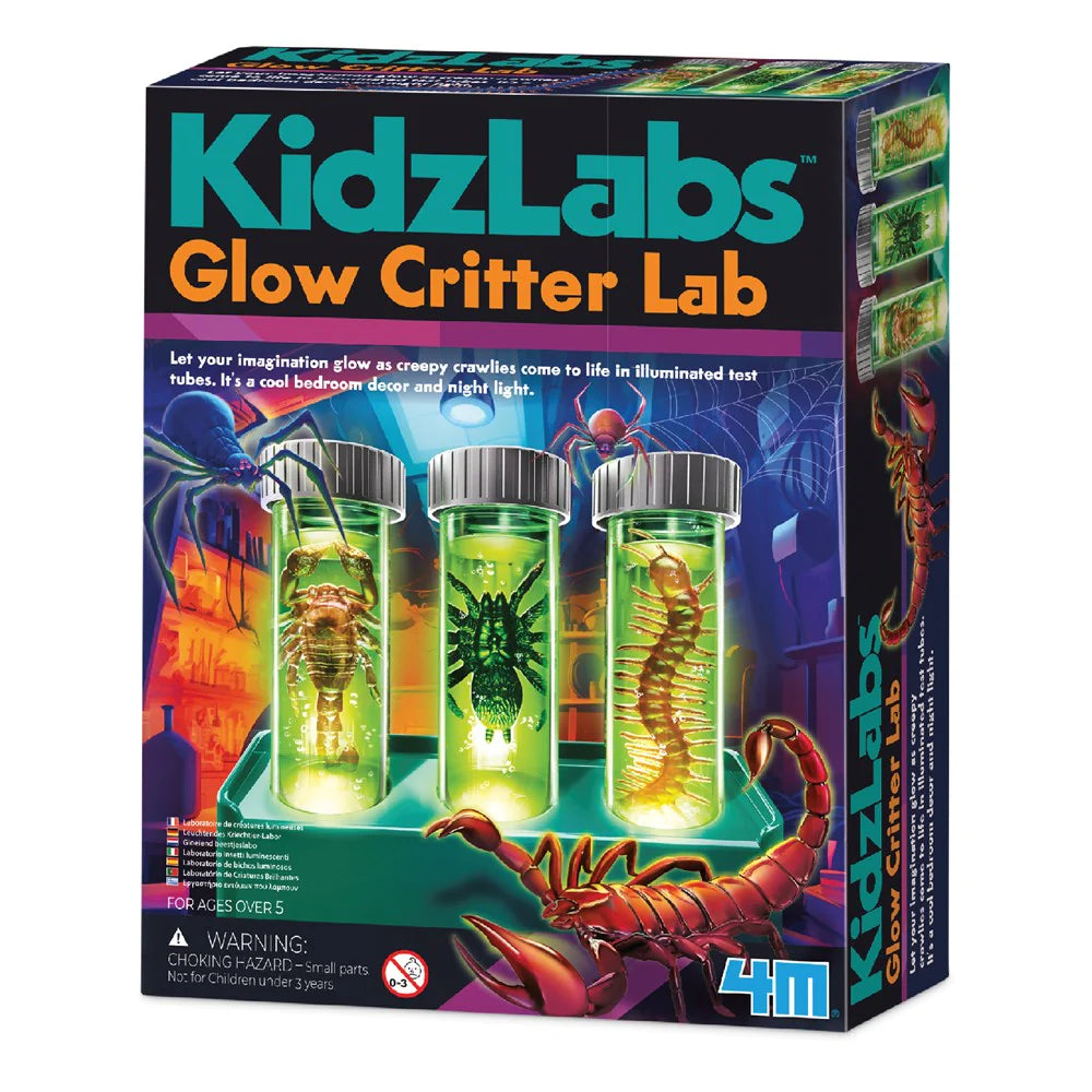 4M - KidzLabs - Glow Critter Lab - Hobbytech Toys