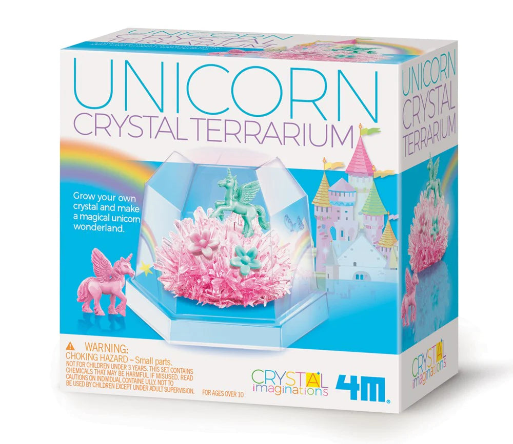 4M - Crystal Growing - Unicorn Crystal Terrarium - Hobbytech Toys