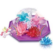4M - Crystal Growing - Magical Unicorn Crystal Terrarium - Hobbytech Toys