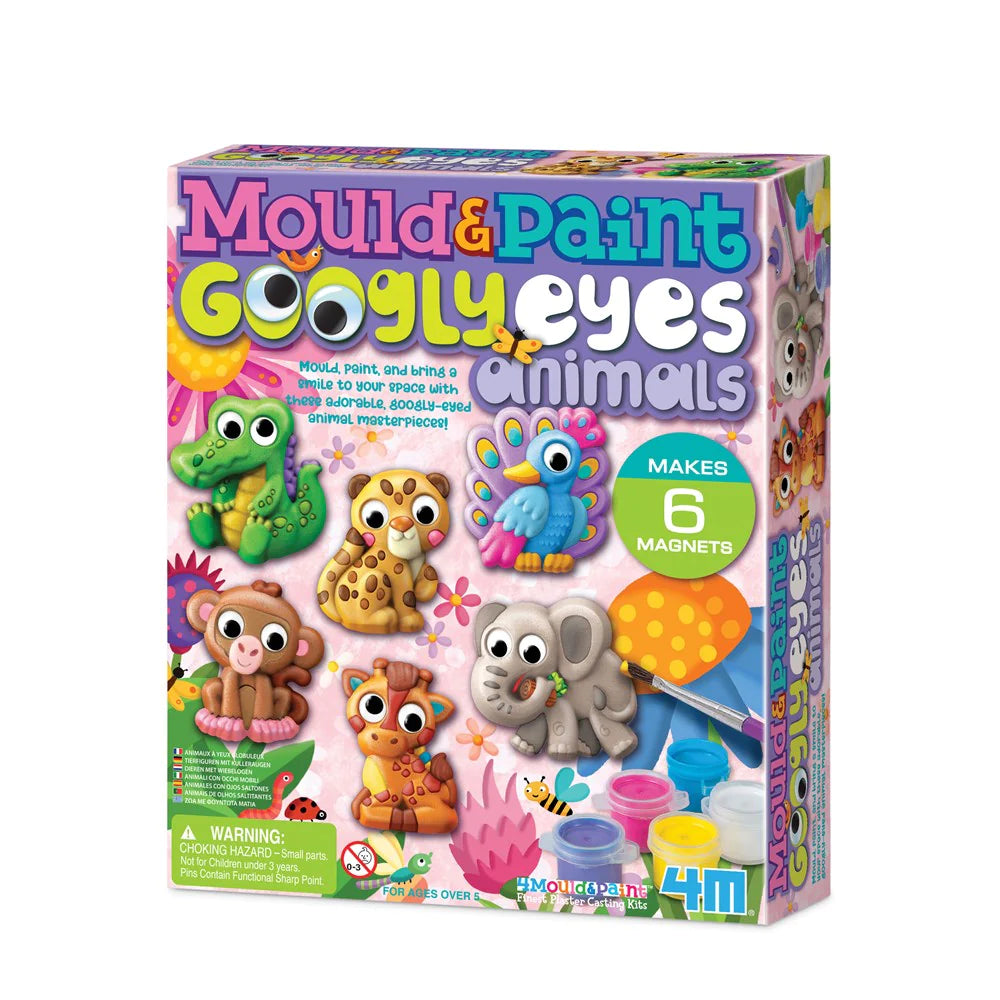 4M - Mould & Paint - Googly Eyes Animals - Hobbytech Toys