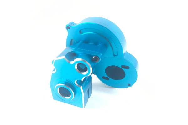 Fastrax Tamiya BBX BB-01 Blue Aluminium Gearbox Case - Hobbytech Toys
