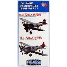 Fujimi 1/700 IJN Aircraft Carrier Aircraft Set (Type 95 Fighter,Type92 Bomber) (G-up No78) - Hobbytech Toys
