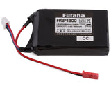 Futaba 2S 6.6v 1800mah LiFe Flat Receiver Battery Pack, placed against a white background.