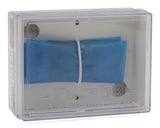 Compact 4-channel 2.4GHz radio control receiver in transparent case