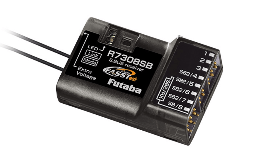 Futaba R7308SB Receiver, 2.4G S-Bus HV FASSTest, for RC Planes and Parts