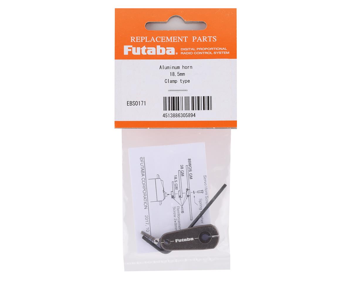 Futaba 18.5mm Double Locking Alloy Servo Horn (25T) - Precision radio control gear component.