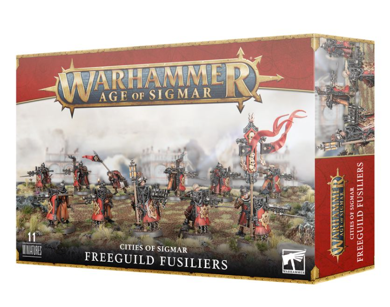 GW 86-19 Warhammer Age of Sigmar: Cities of Sigmar, Freeguild Fusilliers - Hobbytech Toys