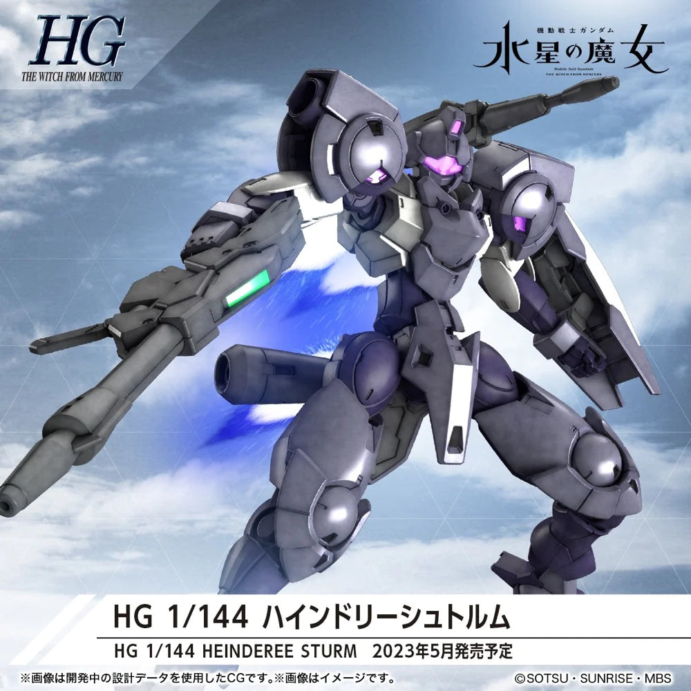 Bandai 5065112 HG 1/144 Heindree Sturm Gundam The Witch from Mercury - Hobbytech Toys