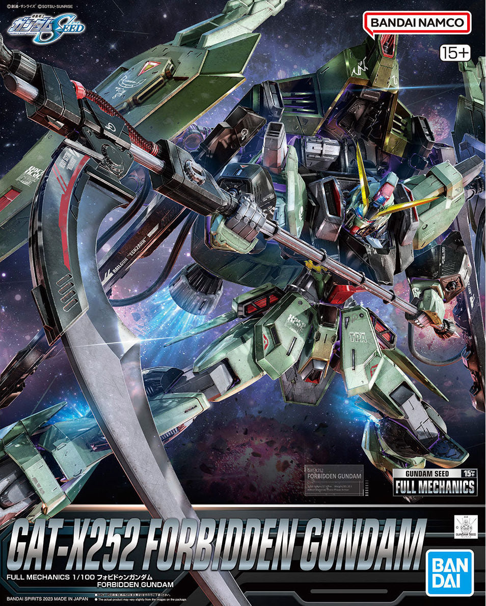Bandai 5065429 1/100 Full Mechanics Forbidden Gundam - Hobbytech Toys