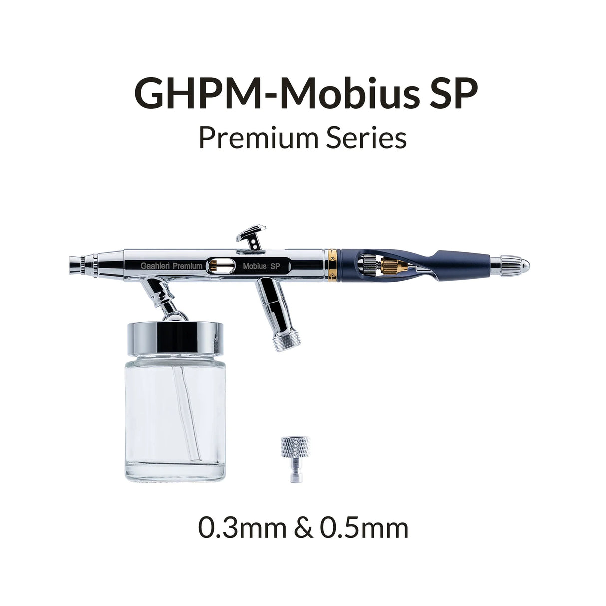 Gaahleri Premium Series Mobius SP Suction Feed Airbrush (0.3 & 0.5mm)