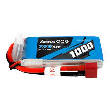 Gens Ace 2S 1000mAh 7.4V 45C soft case LiPo battery with Deans connector for RC devices.