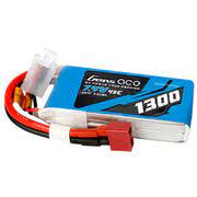 Gens Ace 2S 1300mAh 7.4V 45C soft case LiPo battery with Deans connector for RC models.