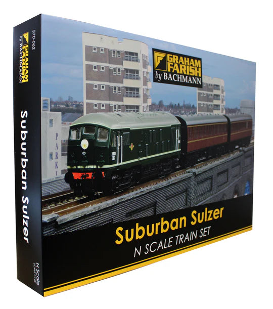 Graham Farish N Scale Suburban Sulzer Train Set