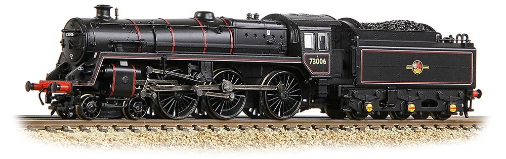 Graham Farish 372-729A N Scale BR Standard 5MT with BR1 Tender 73006 BR Lined Black - DC - Hobbytech Toys