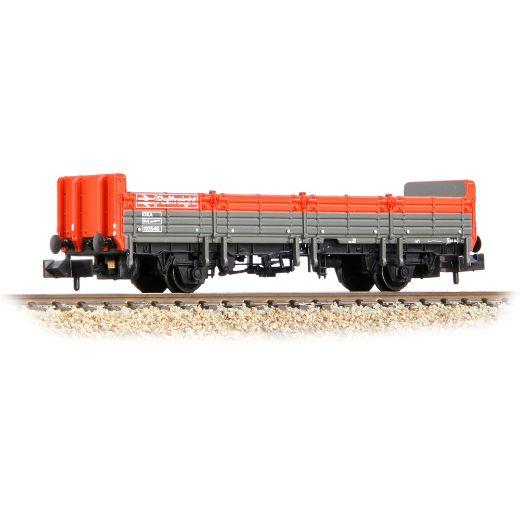 Graham Farish 373-626E N Scale BR OBA Open Wagon Low Ends BR Railfreight Red & Grey - Hobbytech Toys