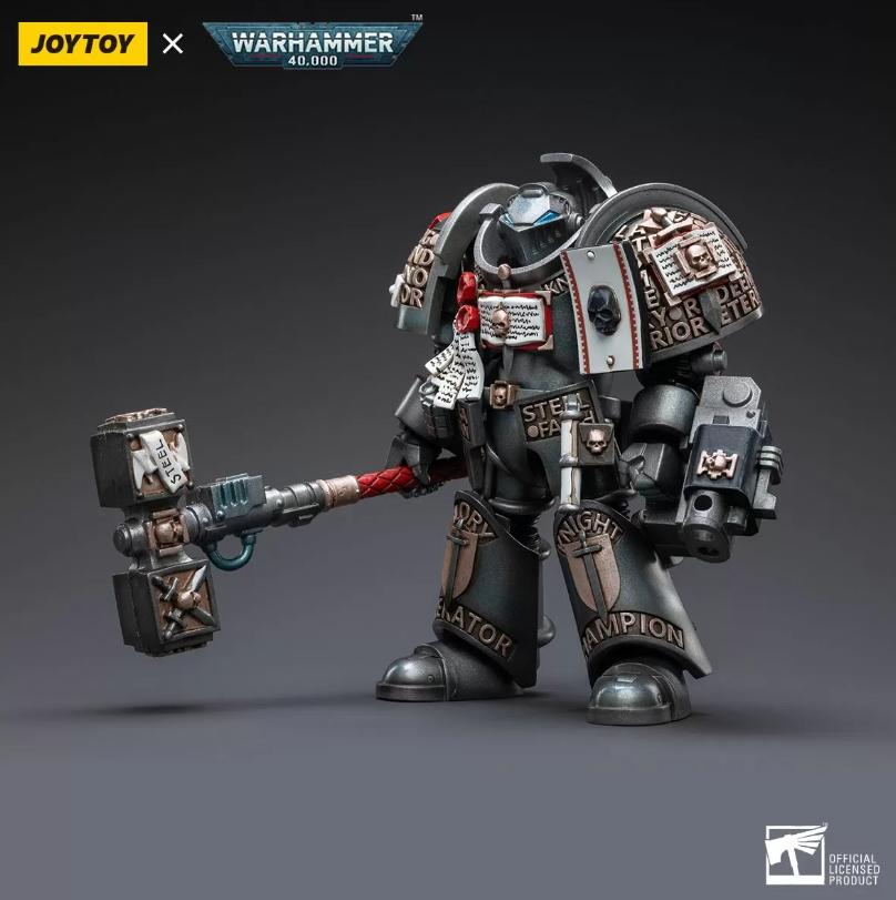 Joy Toys Warhammer Collectibles: 1/18 Scale Grey Knights Terminator Caddon Vibova - Hobbytech Toys
