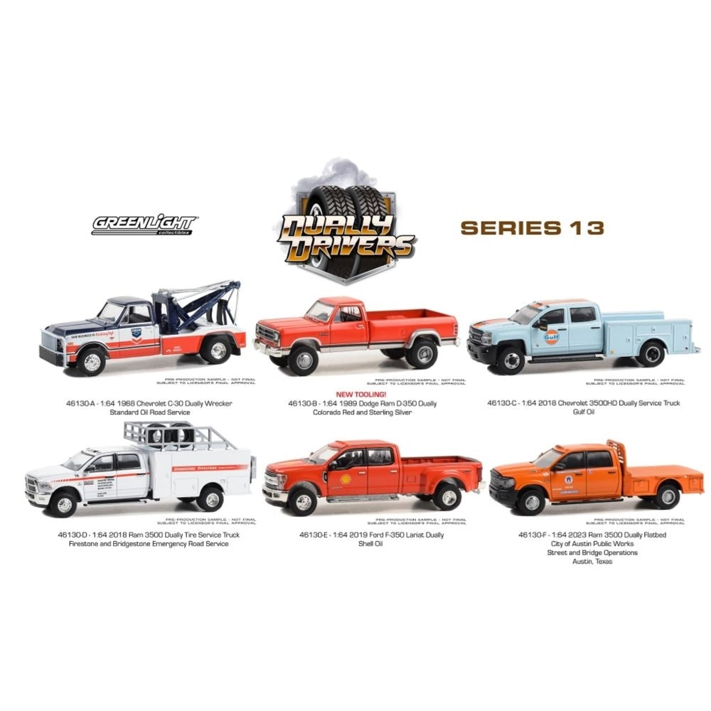 Greenlight 1/64 Dually Drivers Series 13 - Assorted (1) - Hobbytech Toys