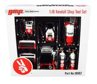 GMP 1/18 Kendall Motor Oil GMP Shop Tool Set #1 Diecast Model - Hobbytech Toys