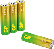GP Ultra Alkaline AA Heavy Duty Battery (4pcs) - Hobbytech Toys