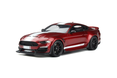 GT Spirit 1/18 Rapid Red 2022 Shelby Mustang Super Snake Coupe Resin Model - Hobbytech Toys