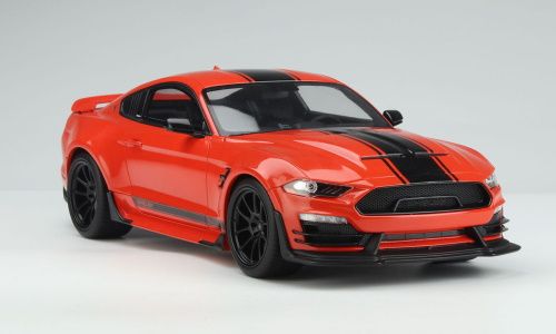 GT Spirit 1/18 Code Orange 2021 Shelby Super Snake Coupe Resin Model - Hobbytech Toys