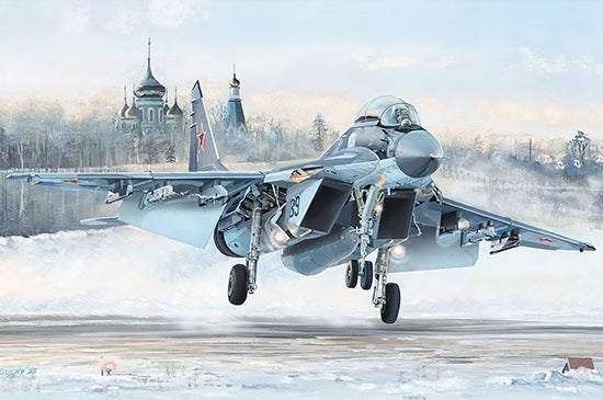 HobbyBoss 81786 1/48 Russian MiG-29K Plastic Model Kit - Hobbytech Toys
