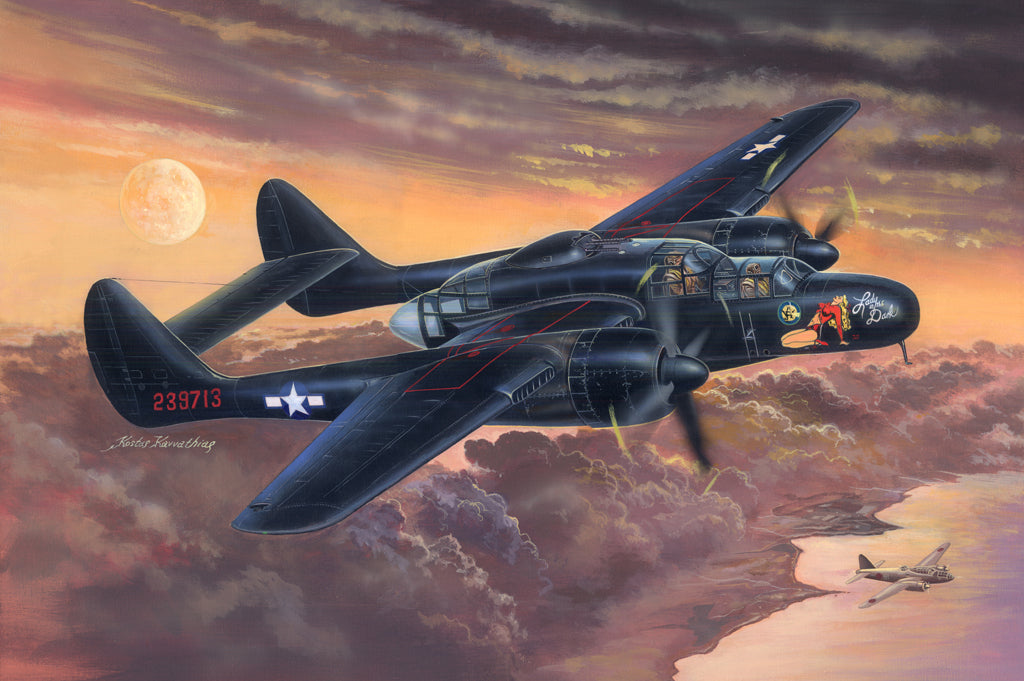 HobbyBoss 1/32 P-61B Black Widow Plastic Model Kit [83209]