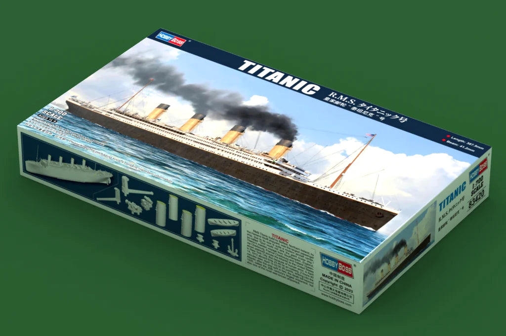 HobbyBoss 83420 1/700 Titanic Plastic Model Kit - Hobbytech Toys
