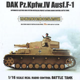 Henglong 1/16 Dak Pz.Kpfw R/C Tank RTR + Smoke/Sound 7.0 Version - Hobbytech Toys