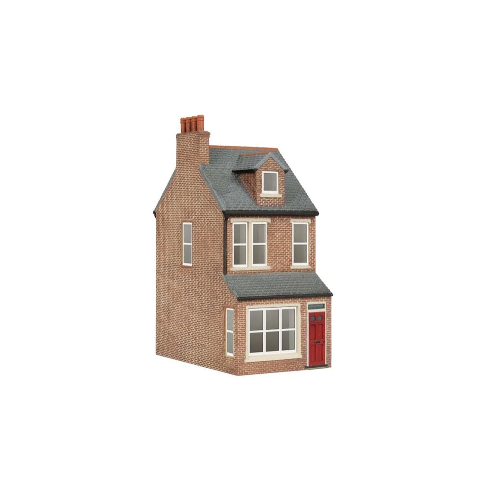 Hornby R7350 OO Scale Victorian End of Terrace House Left End - Hobbytech Toys