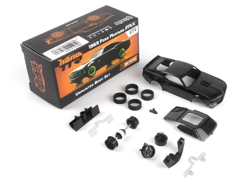 HPI 1/64 1969 Ford Mustang RTR-X Unpainted Body Set - Nano-TTR [160970]