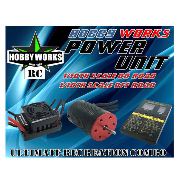 Hobby Works RC Brushless Combo 60A ESC 4000kv Motor