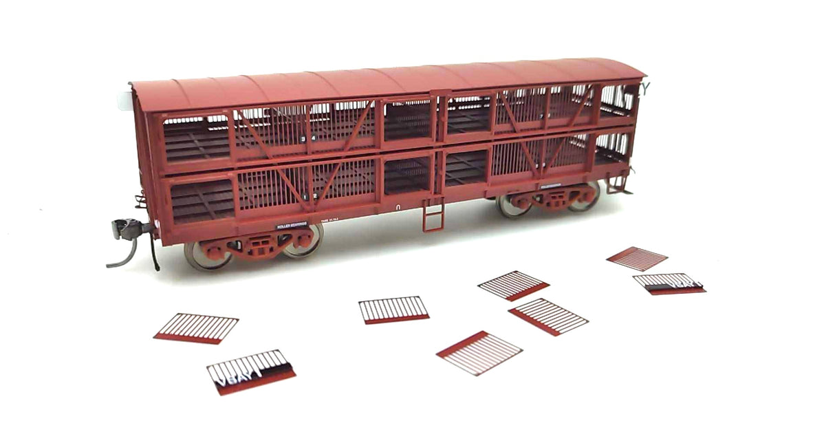 Ixion HO Scale VR Sheep Wagon 3-Pack H, contents VSAY12, VSAY37, VSAY42
