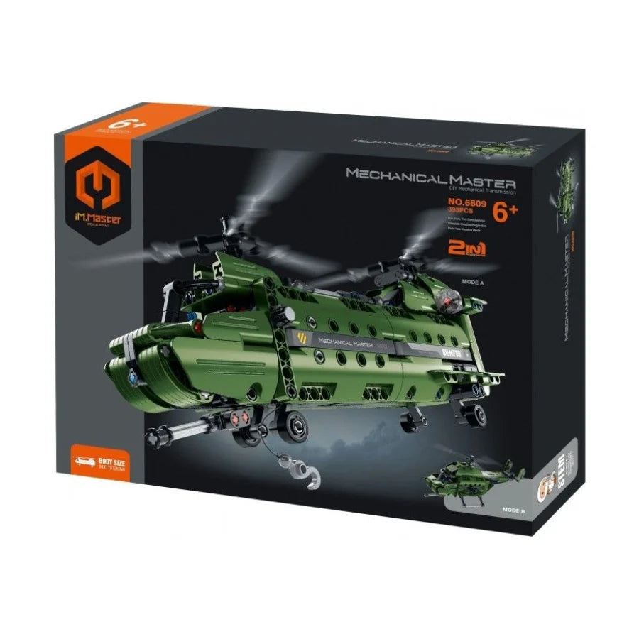 IM Master Military Helicopter 2 IN 1 Block Kit - 393pc Set