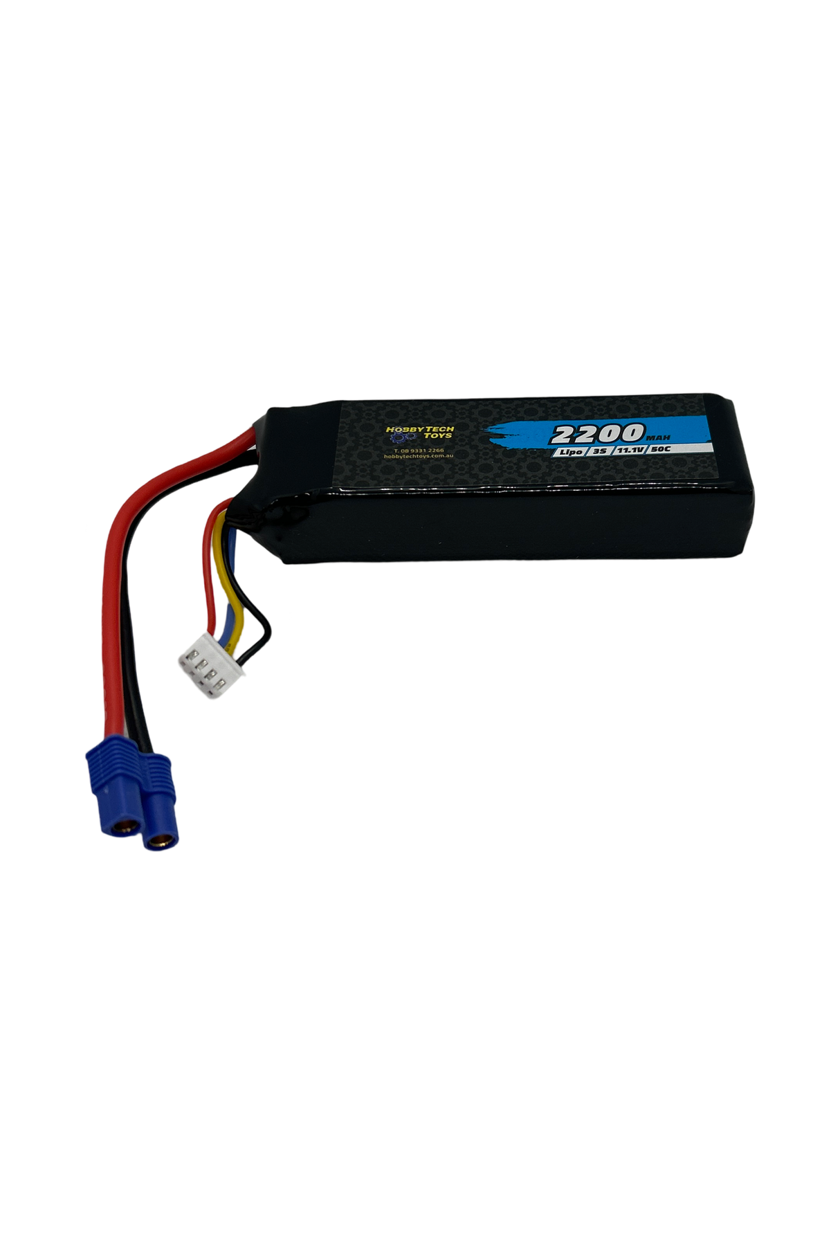 Hobbytech 2200mah 3S 11.1v 50c Softcase Lipo Battery - EC3