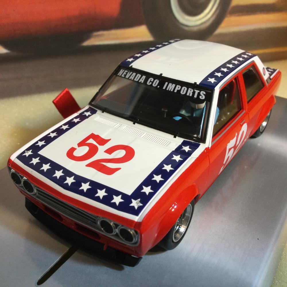 REVOSlot 1/32 Datsun 510 1974 Red #52 Slot Car - Hobbytech Toys