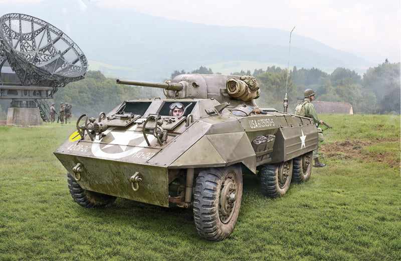 Italeri 6364 1/35 M-8 Greyhound Plastic Model Kit - Hobbytech Toys