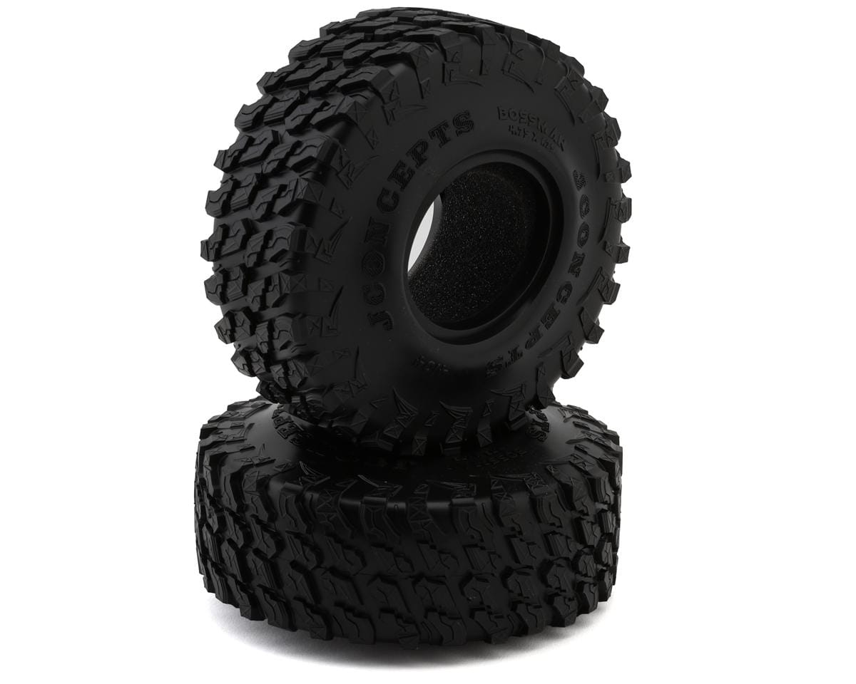 Jconcepts Bossman - Green Compound Class 2, 1.9" Scaler Tire 4.75in OD (2pcs)