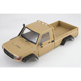 Killerbody 48734 1/10 Land Cruiser 70 Hardbody Kit - Matt Desert Sand - Hobbytech Toys