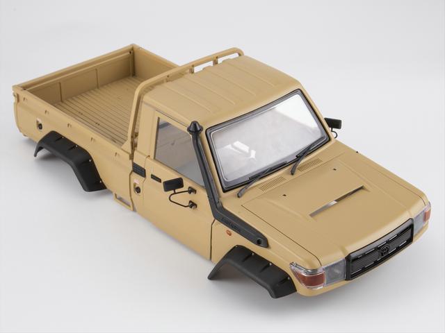 Killerbody 48734 1/10 Land Cruiser 70 Hardbody Kit - Matt Desert Sand - Hobbytech Toys