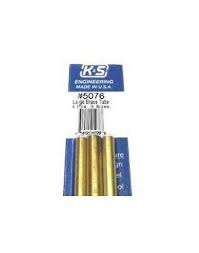 KS Metals 5076 Brass Tube Large 3 Sizes 12inch (3pcs) - Hobbytech Toys