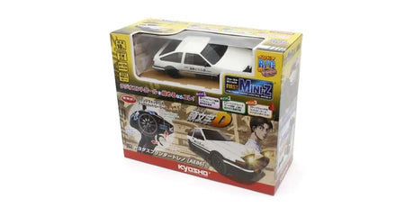 Kyosho First Mini-Z Initial D Toyota Sprinter Trueno AE86 RC Car - White/Black [66601A]
