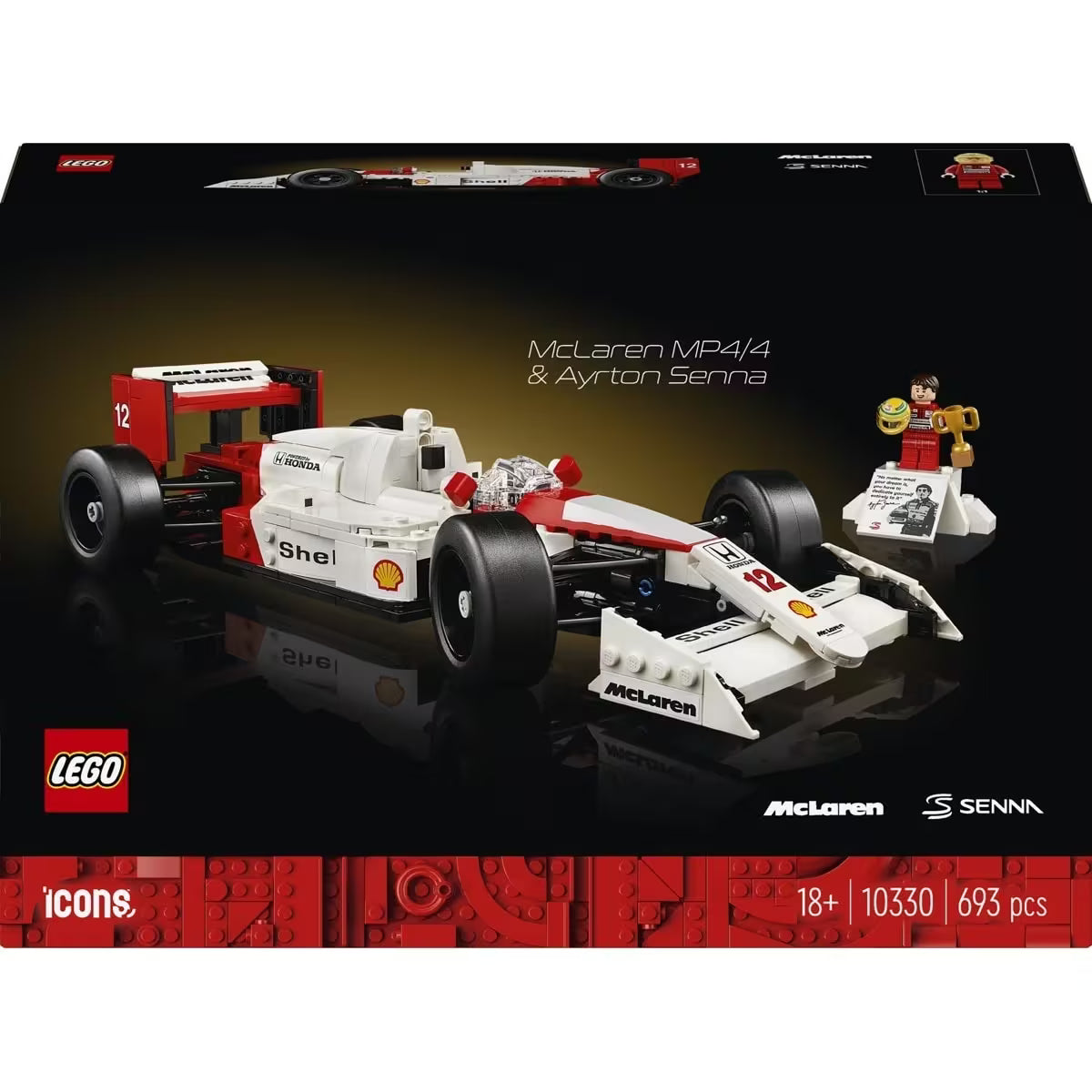 LEGO Icons - McLaren MP4/4 & Ayrton Senna [10330]