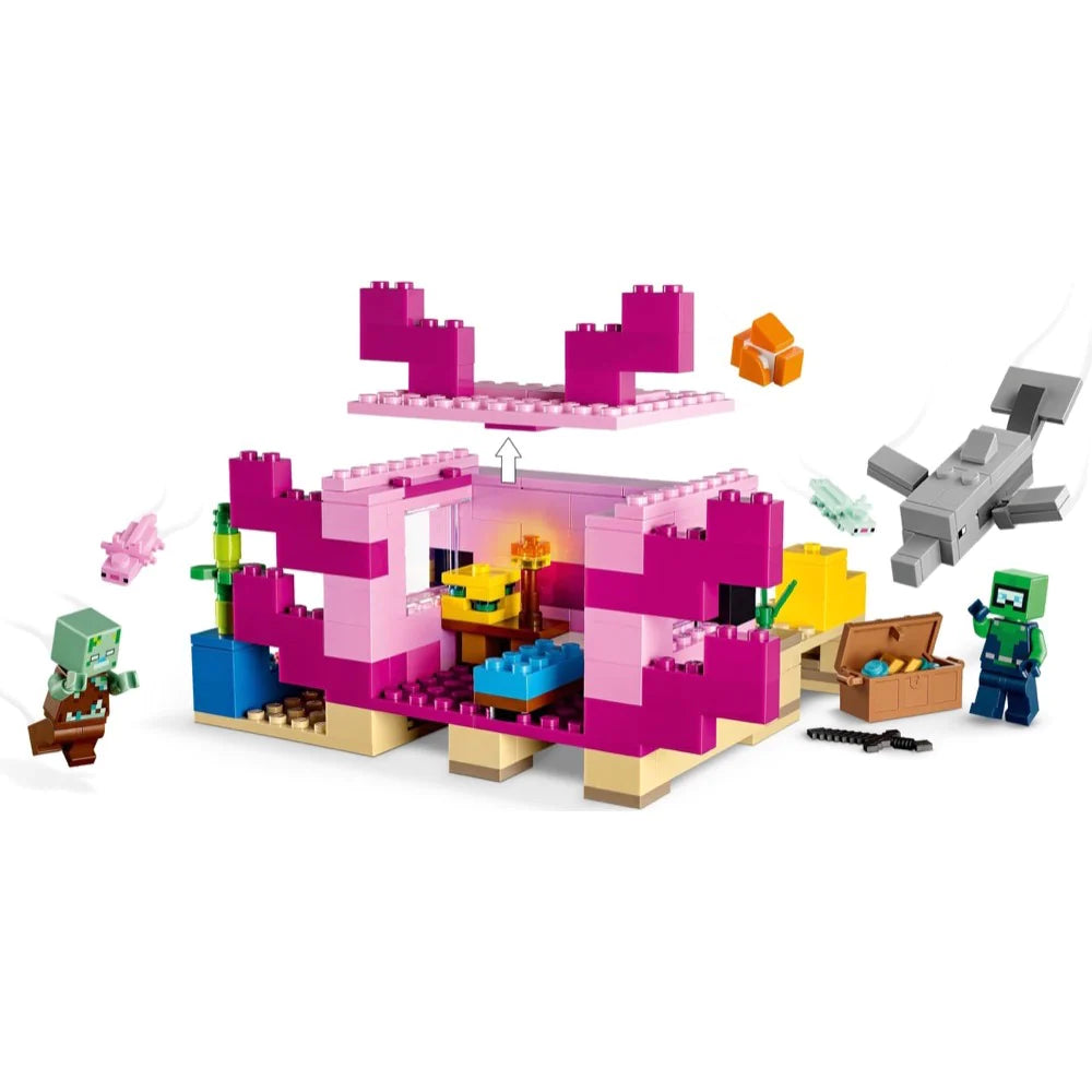 LEGO 21247 Minecraft The Axolotl House - Hobbytech Toys