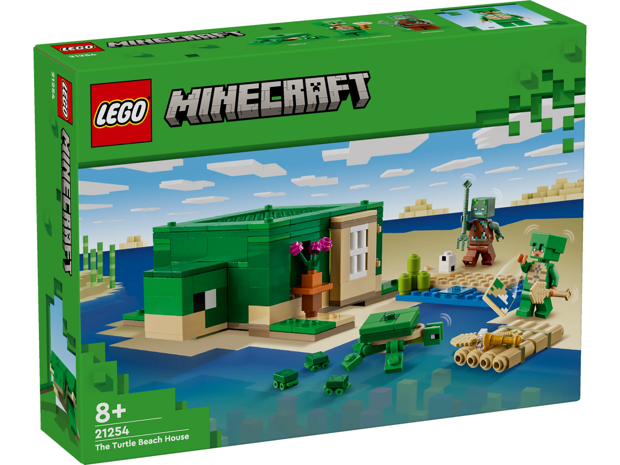 LEGO 21254  Minecraft -The Turtle Beach House - Hobbytech Toys