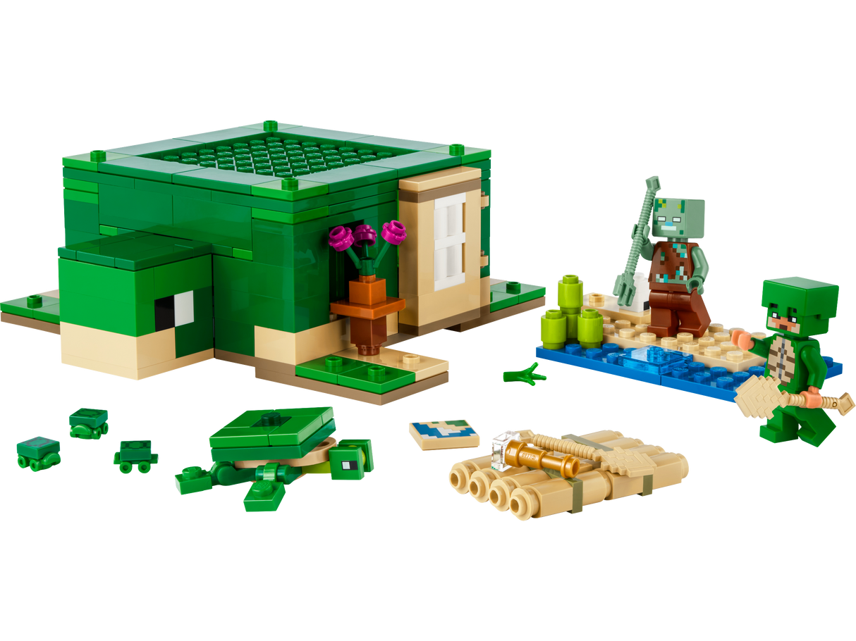 LEGO 21254  Minecraft -The Turtle Beach House - Hobbytech Toys
