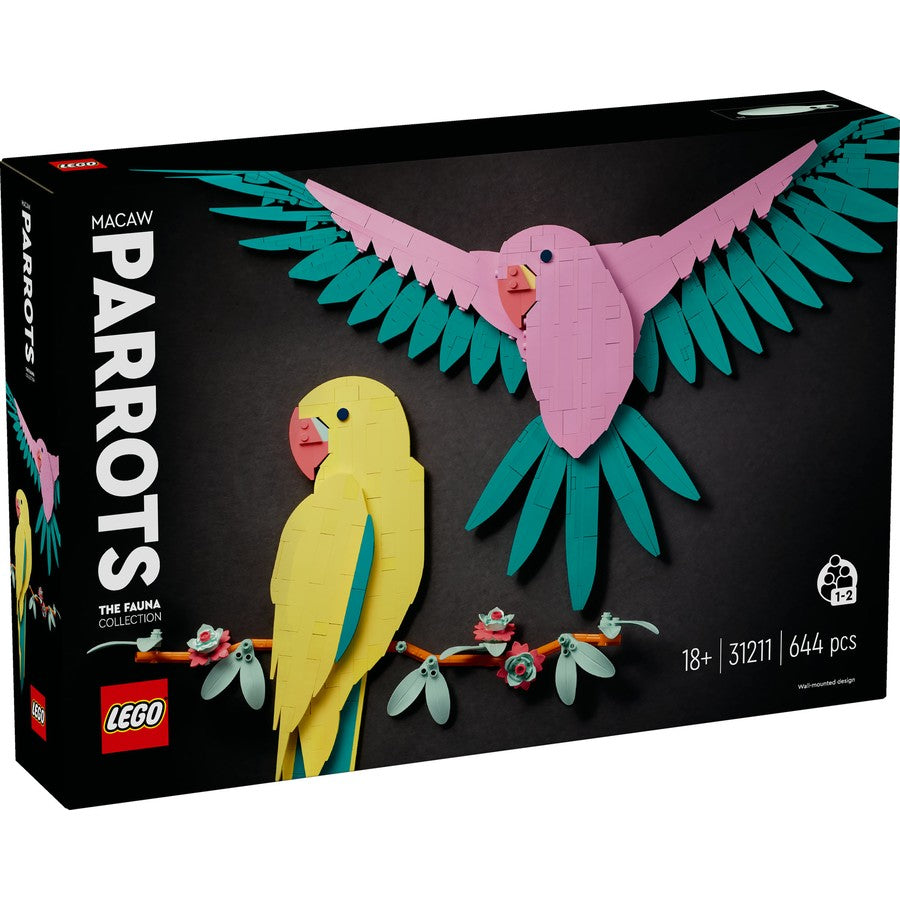LEGO 31211 Art - The Fauna Collection Macaw Parrots - Hobbytech Toys