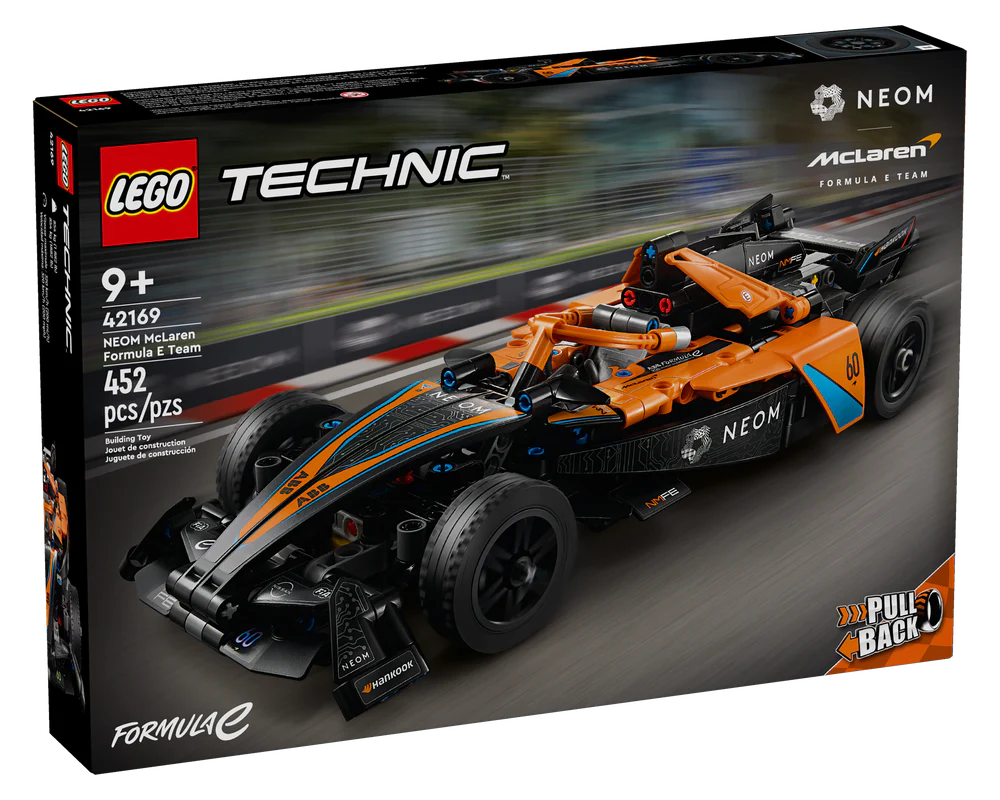 LEGO 42169 Technic: NEOM McLaren Formula E Race Car Pull Back - Hobbytech Toys