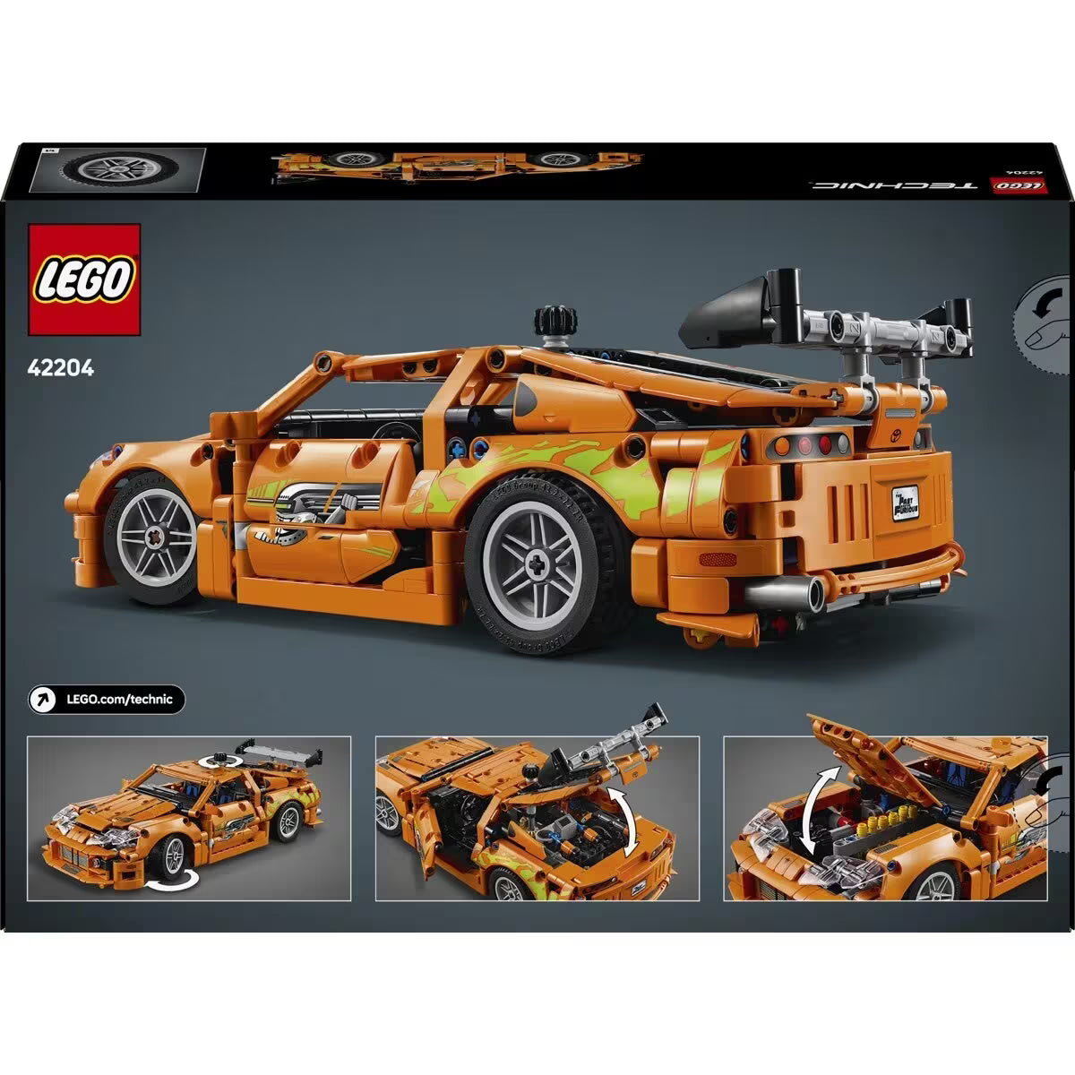LEGO Technic - Fast and Furious Toyota Supra MK4 [42204]